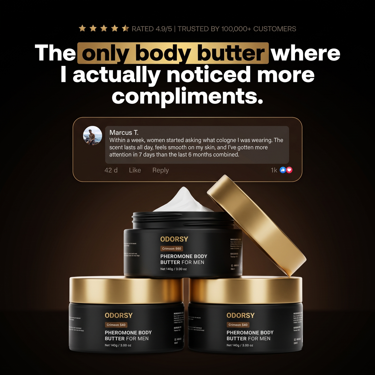 The only body butter where I actually noticed more compliments